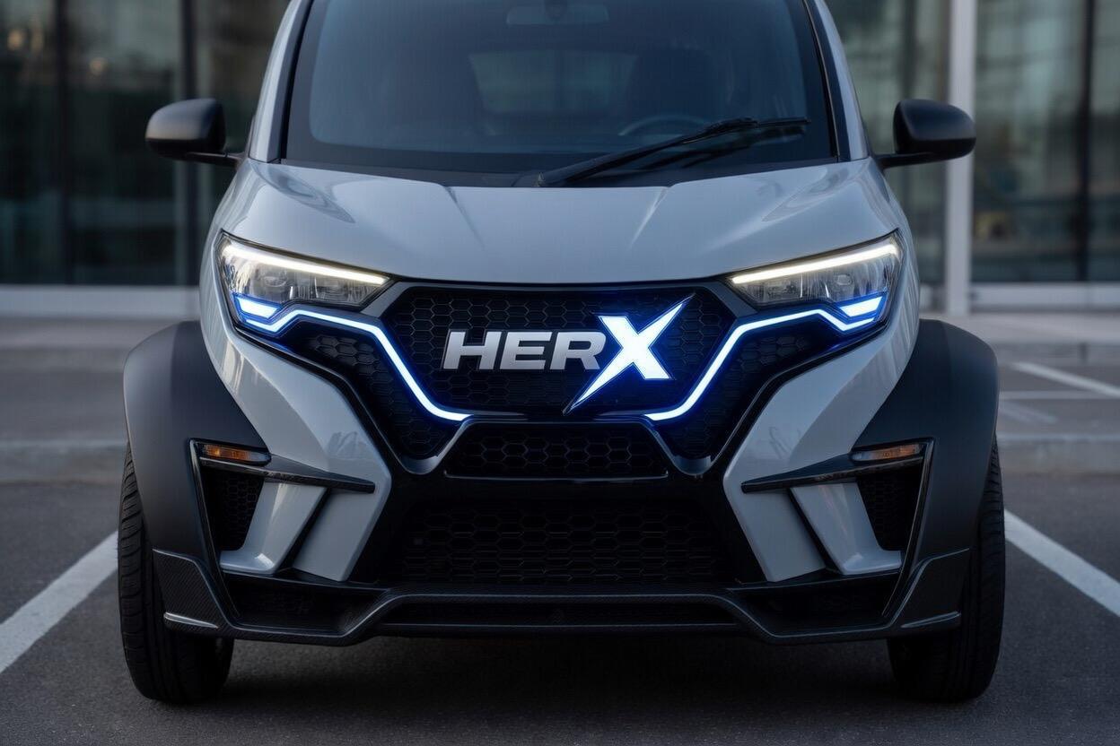 HerX Sport front fascia with aggressive aero