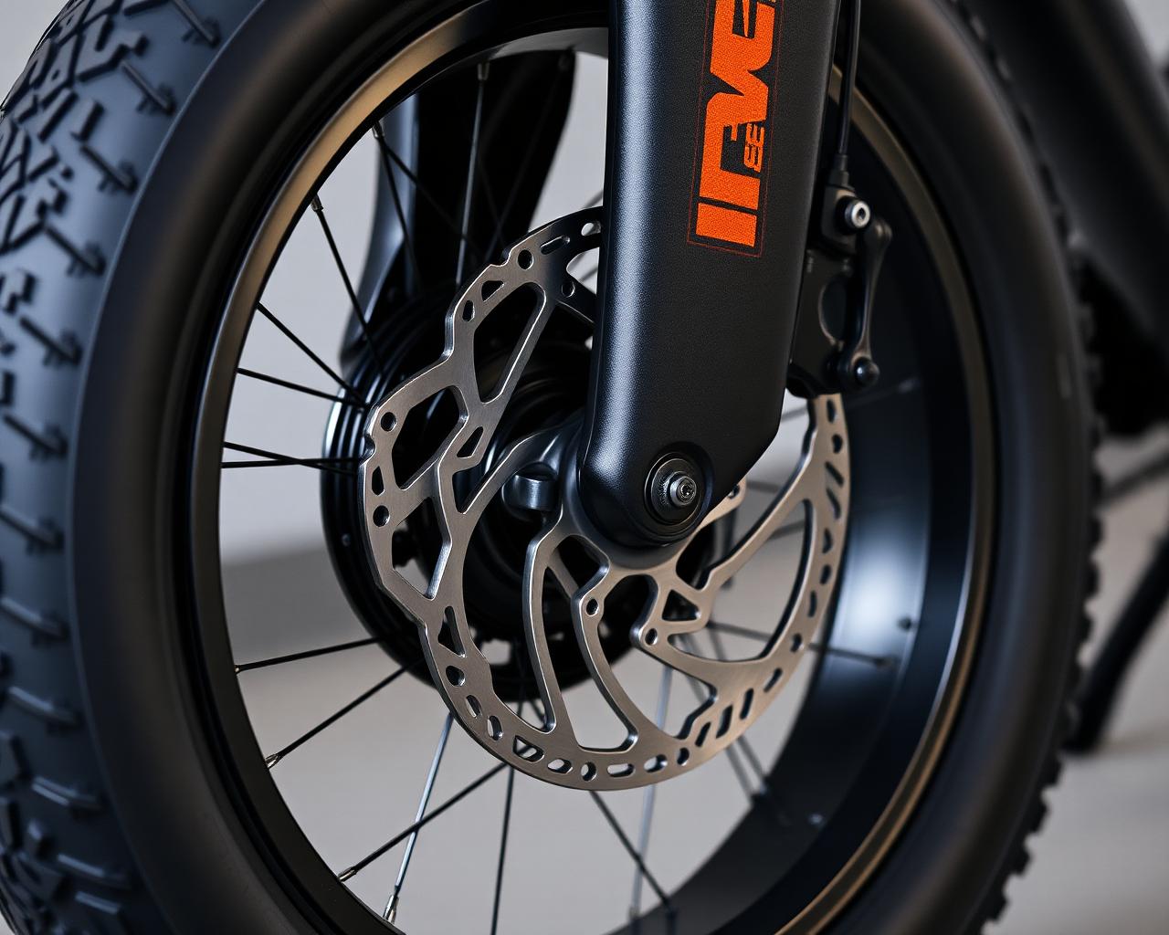Hydraulic disc brake detail